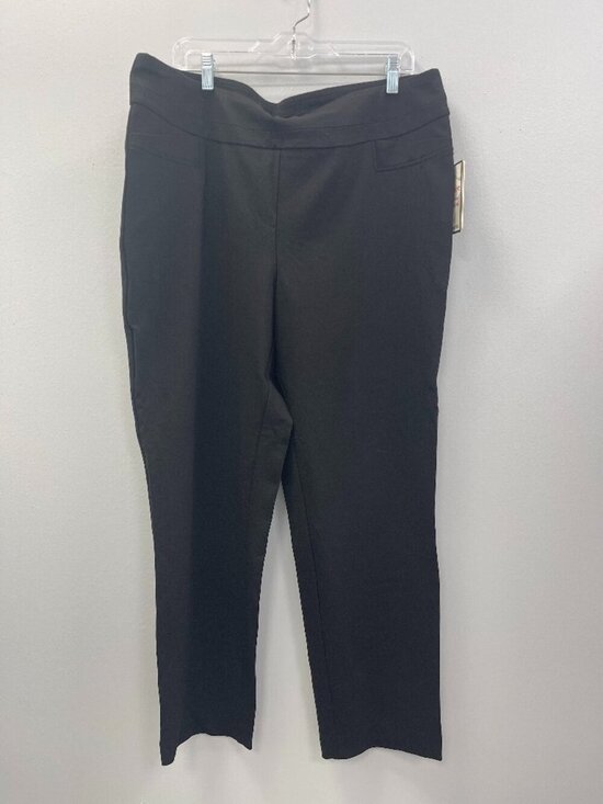 Zac & Rachel Pants - Zac & Rachel Pull-on Style Black Trouser Pants - Size 2X - NWT